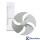 HELICE VENTILADOR REFRIGERADOR ELECTROLUX DB52 DB53 DB83 DB84 DF34 A96913601 - ORIGINAL